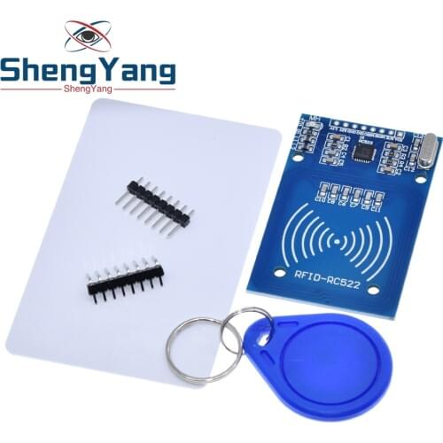 1PCS ShengYang MFRC-522 RC522 RFID RF IC card inductive module with free S50 Fudan card key chain wholesale