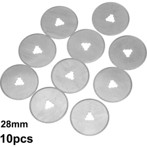 10pcs 28mm Circular Cutting Rotary Cutter Refill Blades Sewing Quilting Tool For Home Rotary Cutter Refill Craft Sewing Quilting