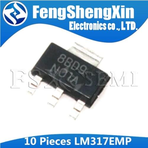 10pcs LM317EMP SOT-223 N01A LM317 SOT screen LM317EM SOT223 Regulators LM317EMPX