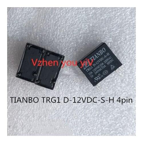 5pcs-50pcs power relays for TIANBO TRG1 D-12VDC-S-H 12VDC 4pin 1 normally open 5A