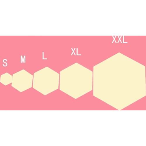 6/12PCs 5 Sizes Removable Geometric Hexagon Mirror Creative Wall Sticker Mural Decals DIY Home Decoration Enlarge Living Room