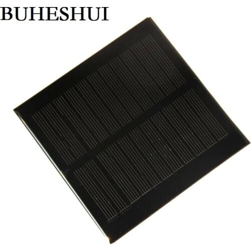 BUHESHUI Epoxy 1.2W 5.5V Solar Cell Monocrystalline Module DIY Solar Panel Charger For 3.7V Battery LED Light 98*98*3MM 10pcs