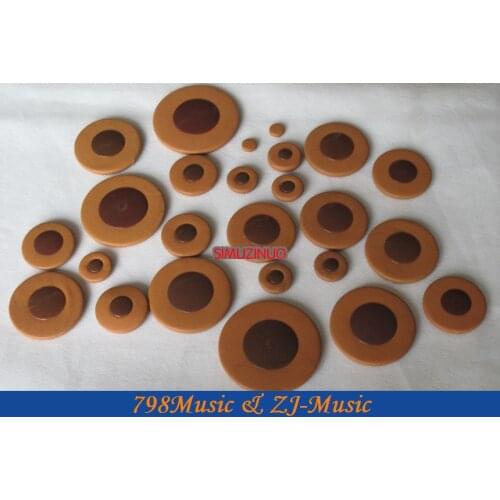 Bb Tenor Saxophone 25pcs Coffee Tenor Saxophone Leather Pad Set Musical Instrument Professional Saxophone