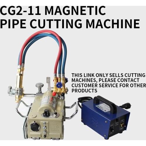 CG2-11 Magnetic Pipe Cutting Machine Gas Cutting Machine Beveling Semi-automatic Flame Magnetic Beveling Gas Cutter Machine 220V
