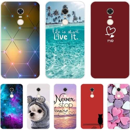 For Xiaomi Redmi 5 Plus Case Silicone Back Cover Soft TPU Phone Case For Xiaomi Redmi 5 Case For Redmi5 5 Plus Full Cover Coque