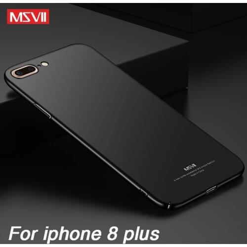 For Apple iphone 8 case Original MSVII case For iPhone 8 plus case Hard Frosted PC Back Cover coque For iphone8 8plus case cover