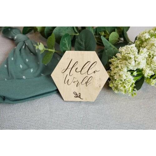 Hello world newborn photo prop, newborn photo prop, Newborn Hello World Wooden Plaque, Newborn Photoshoot, birth announcement