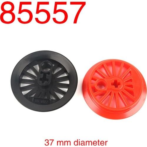 HUAZHI 10pcsHigh-tech building blocks 85557 train wheel MOC accessories pulley parts