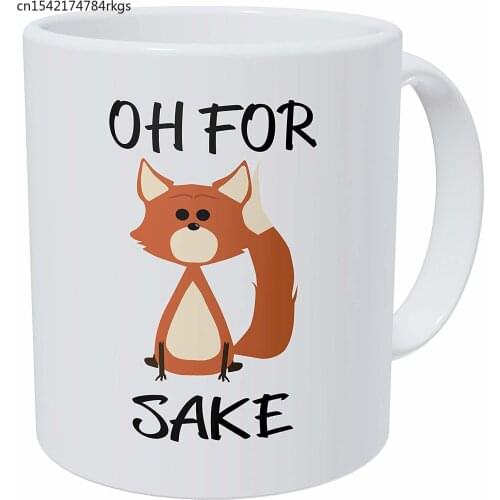 Oh for Fox Sake 11 Ounces Ceramic Coffee Mug