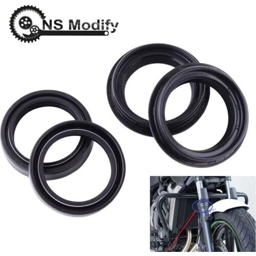 NS Modify 41x54x11 Motorcycle Front Fork Damper Oil Seal and Dust Seal For Honda Yamaha Kawasaki Suzuki