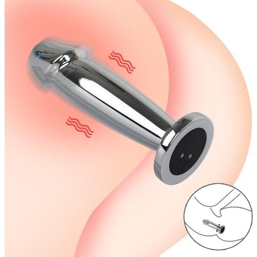 Metal Anal Butt Plug Anal Massage Dilator Prostate Massage Outdoor Wear Sex Toys For Women Female Masturbation