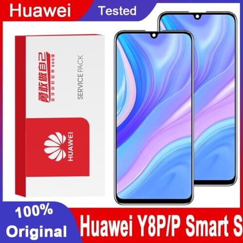 New Original 6.3" Display Replacement For Huawei Y8p 2020 AQM-L21 LCD Touch Screen Digitizer Assembly For Huawei P smart S LCD