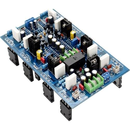 AB18 Audio Power Amplifier Board 300W+300W High-Power Dual-Channel 2SA1943/2SC5200 Power Amplifier Board