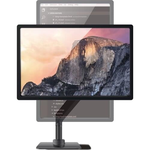 Computer monitor stand desktop universal rotating lifting telescopic LCD display stand stand screen