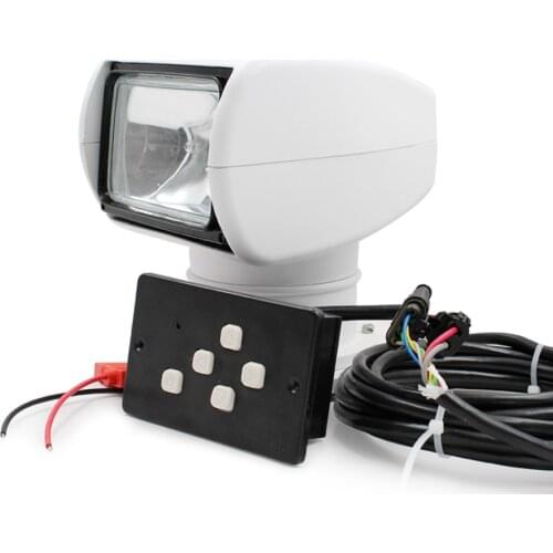 Marine Boat Yacht Truck SUV 12V 100W Remote Control Spotlight Searchlight White