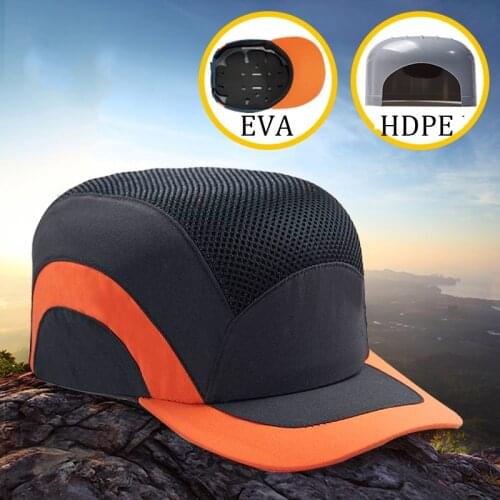 Hard Hat Safety Helmet Construction Site Baseball Cap Hat HDPE Shell Insert Personal Protective Equipment EVA Cushion Sponge Pad