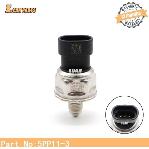 High Quality Fuel Rail Pressure Sensor Common Rail Valve Switch 5PP11-3 5PP113 5PP11 3 12602373 For Cadillac Chevrolet