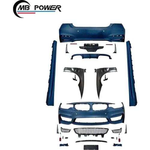 High quality! 4 series F32 M4 bodykit with front bumper rear bumper and side skirt body kit