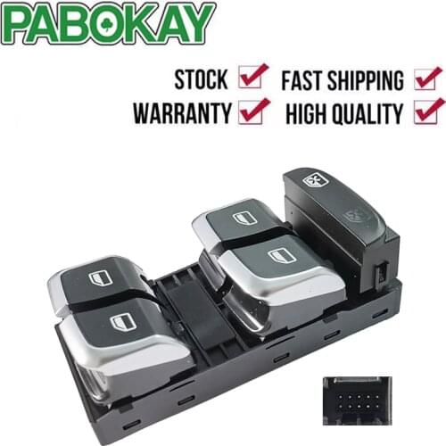 High Quality Window Control Switch Button For Audi RS5 Q5 8RA4 Allroad S4 B8 A5 S5 08-15 8K0959851F 8K0959851D 8K0 959 851F