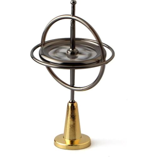 High Quality Metal Finger Gyroscope Gyro Pressure Relieve Classic Toy Traditional Education Creative Toy For Kids