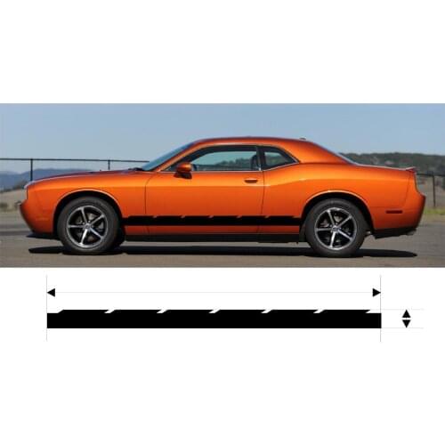 For 1Set 2Pcs VINYL GRAPHIC DECAL CAR TRUCK KIT COLOR VARIATION Car styling