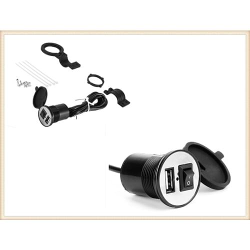 Motorcycle USB mobile phone charger power supply waterproof for YAMAHA R6S USA BT1100 Bulldog XJR400 1300 RACER 400R