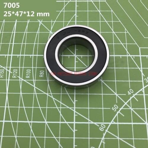 2019 Axk 7005 7005c 2rz Hq1 P4 Dt A 25*47*12 Mm Sealed Angular Contact Bearings Speed Spindle Cnc Abec-7 Si3n4 Ceramic Ball