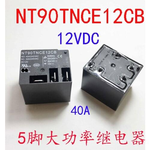 5piece) Relay NT90TNCE12CB 12V NT90TNCE24CB 24V NT90TNCE220CB AC220V DC12V DC24V AC220V 5PIN 40A new and original