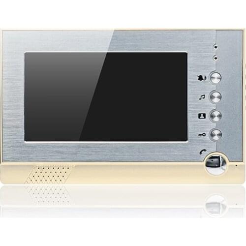 7 inch Take Photo and Video Monitor For 4 Cord Wired Video Door Phone XLS-V80P Support 32G SD Card Storage