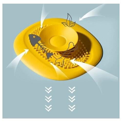 Kitchen Bathroom Accessory Plug Sink Strainer Filter Washbasin Drain Hair Catcher Irregular Pattern Bath Stopper