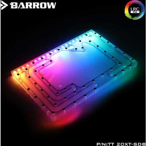 Barrow PC water cooling waterway plate channel integrated board for TT LEVEL 20XT case Aurora(5VRBW) PMMA TT 20XT-SDB