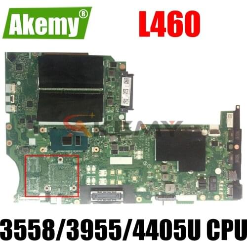 For Lenovo ThinkPad L460 Laptop Motherboard BL460 NM-A651 with CPU 3558/3955/4405U UMA FRU 01AW085 DDR3 100% Fully Tested