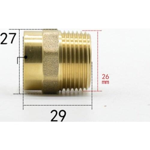 DN20 G 3/4" BSPP Male x 22mm Weld Socket Brass Pipe Fitting Coupler Adapter Water Gas Oil