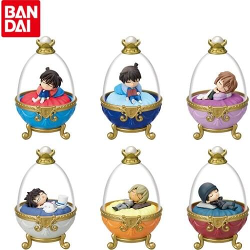 Detective Conan Dreaming Egg CANDY TOY Jimmy Kudo Toru Amuro Shuichi Akai Kaitou Kiddo Haibara Ai Anime Action Figures Toys