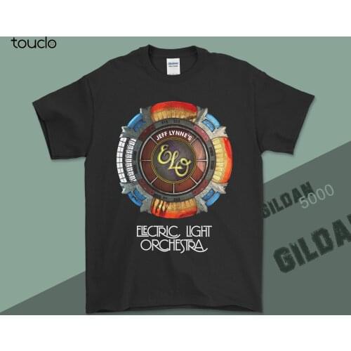 Elo Electric Light Orchestra Rock Group T-Shirt Black And White Shirt