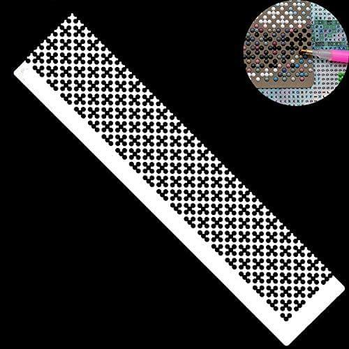 Diamond Painting Tool, Stainless Steel Ruler for 5D DIY Diamond Painting Round Full Drill & Partial Drills for Adults Kids