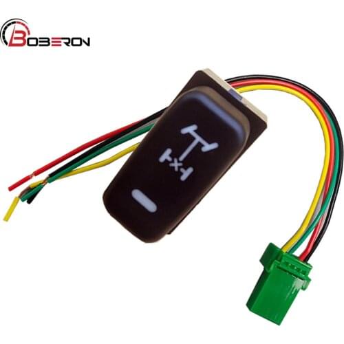 Red Light Car Rear Diff Lock Switch Button Differential Lock Control Switch For Mitsubishi Outlander 2006-2012 Pajero Wings