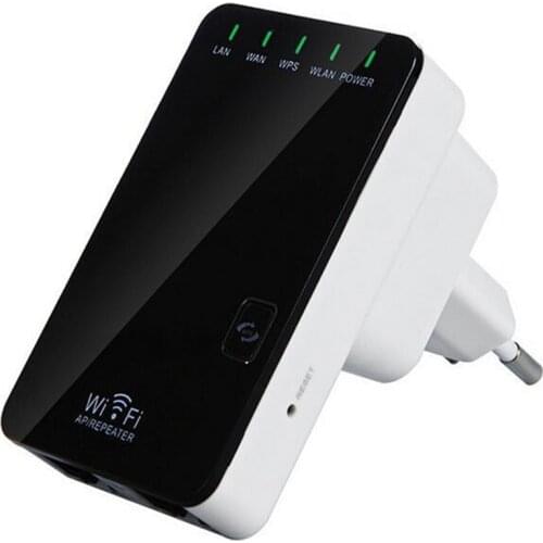 Repeater Wifi Wireless Router Extender AP Booster Amplifier LAN Client Bridge IEEE802.11b / g / n EU Plug Wi fi Roteador
