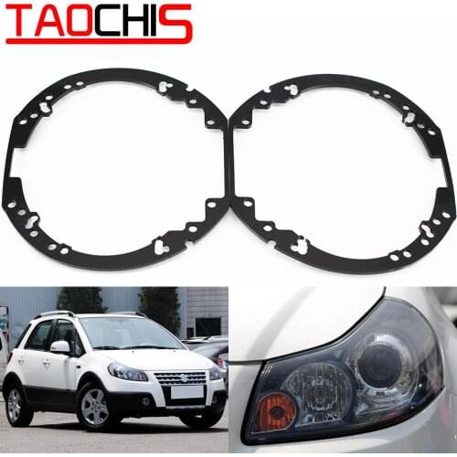 TAOCHIS Car Styling frame adapter module set DIY Bracket Holder for SUZUKI SX4 Hella 3r g5 3/5 Bi xenon Projector lens