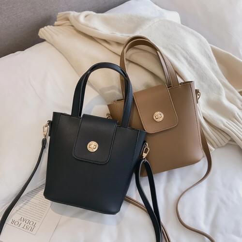 New fashion simple large capacity bucket One Shoulder Messenger Bag / Handbag