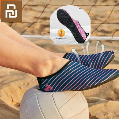 2020 New Xiaomi Mijia Outdoor Beach Shoes Men and Women Seaside Vacation Upstream Shoes Fashion Non-slip Soft-soled Diving Shoes