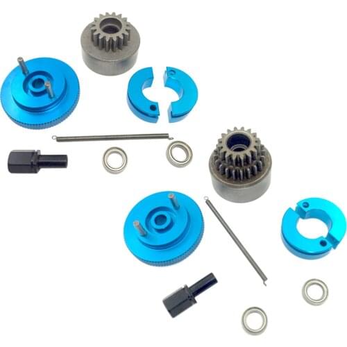 RC 14T Clutch Bell + Shoes with Spring +Flywheel Assembly Kit Set for HSP RC