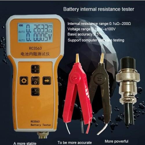 Customized RC3563 Battery Internal Resistance Tester Low Resistance Tester Lead Acid Lithium Nickel Chromium