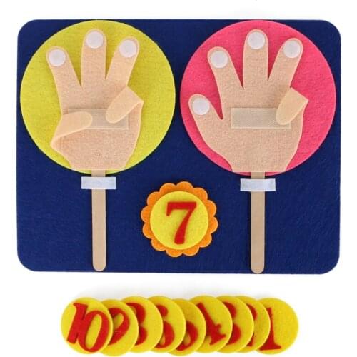 Kindergarten activity learning textbook teacher classroom teaching manual materials montessori educational finger math toys