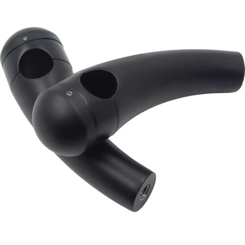 Aftermarket motorcycle part 1" Handlebar Riser for Victory Harley Honda VTX 1800 Tourer Retro Valkyrie Kawasaki Vulcan 900 BLACK