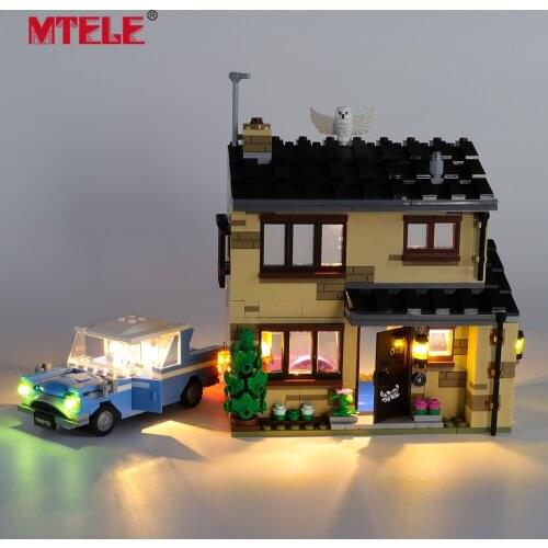 MTELE Brand LED Light Up Kit For 4 Privet Drive Toys Compatible With 75968