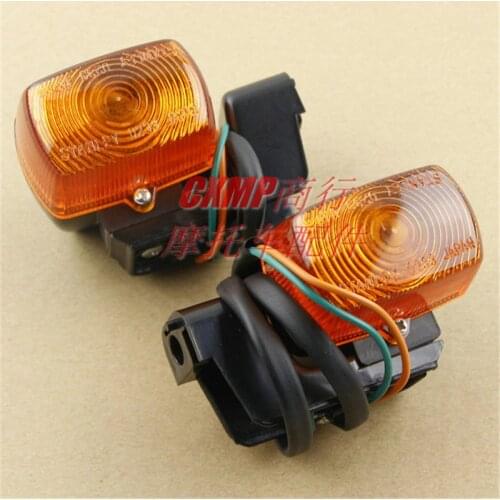 1 Pair Motorcycle Turn Signal Lights Lamp Motorcycle Turn Signals Indicator Light for Honda CBR250 CBR23 MC19 MC23