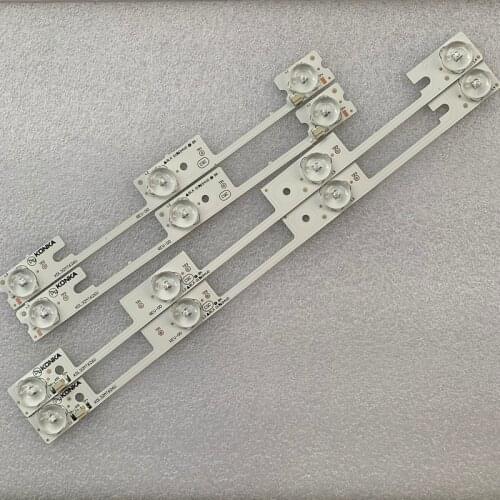 10 KIT (1kit=4pcs) 32" TV LED Strip For konka 32L2400 KDL32MT626U 35019055 35019056