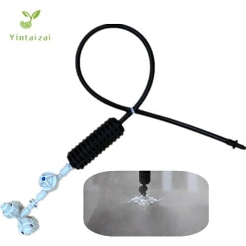 10PCS Fogger Cross Misting Hanging Assembly Sprinkler Cooling Hanging Sprinkler For Garden Greenhouse Irrigation Y002
