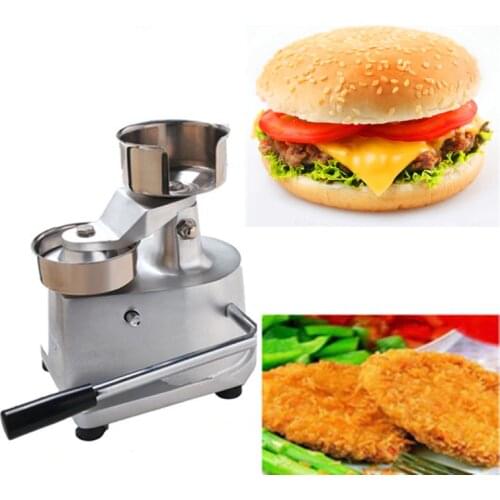 100mm manual hamburger patty press hand operated round meatball shaping machine